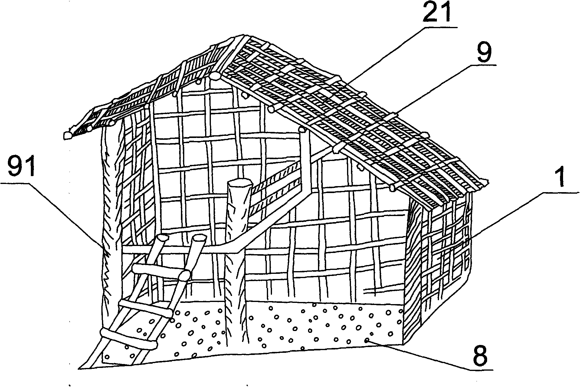 Maize plant grower processing method, product and produced environment-protective handicraft