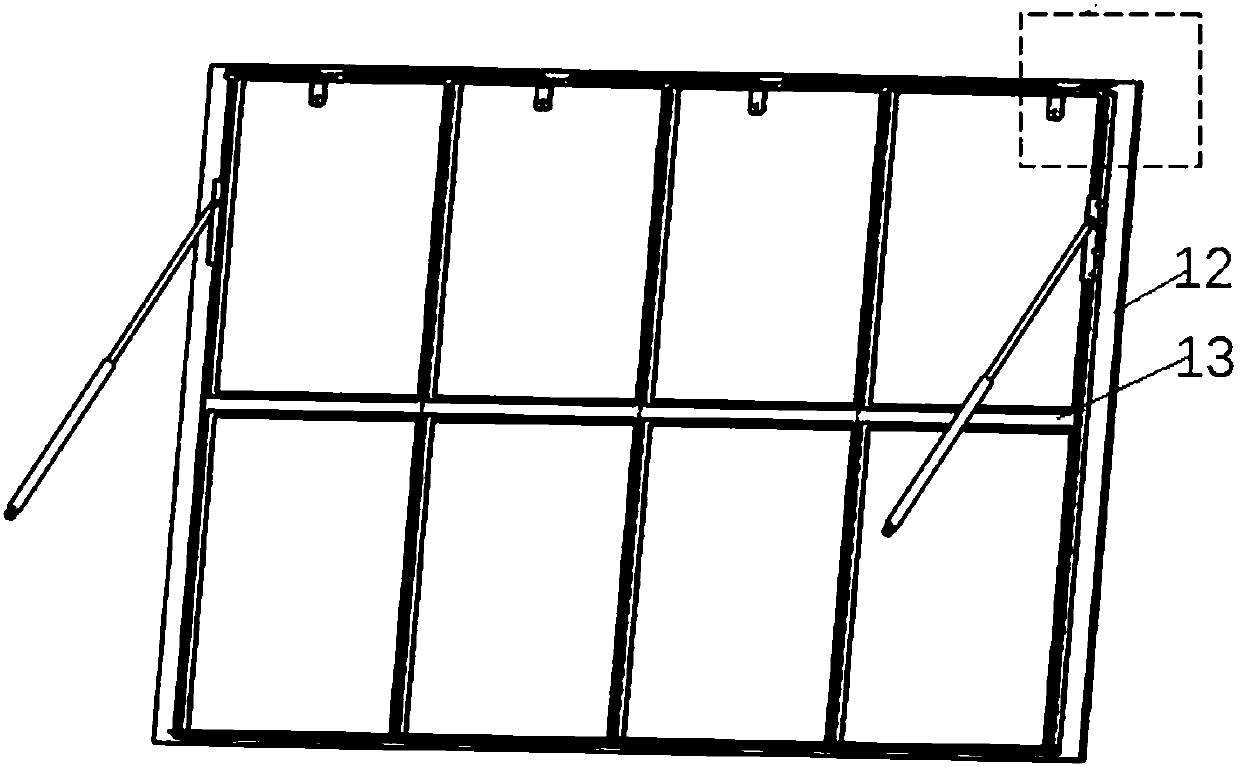 Apron board of honeycomb sandwich structure and preparation method of apron board