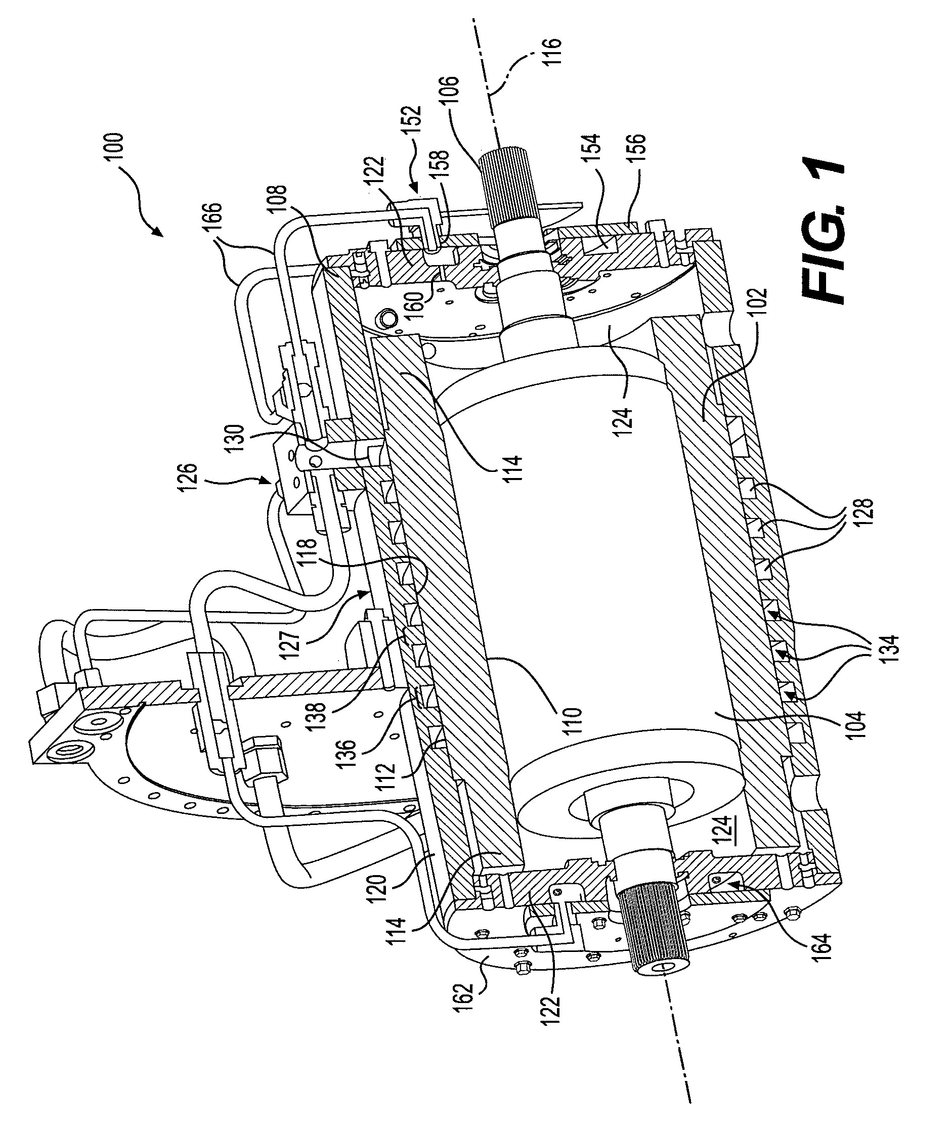 Cooling system for an electric motor