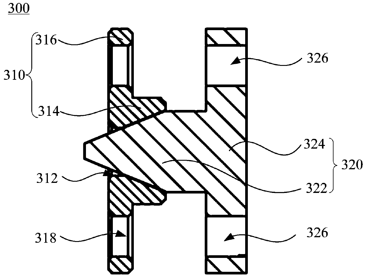 Duct-type air conditioner, fan as well as slide rail mounting structure and limit assembly thereof