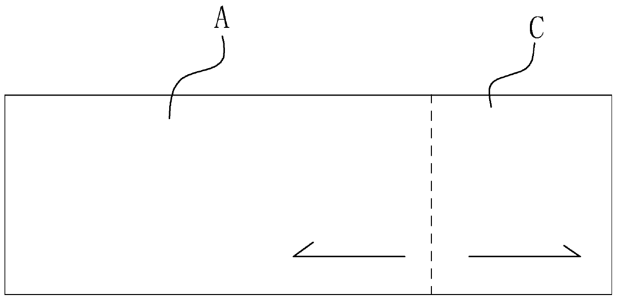 Screen display method of a flexible screen mobile phone