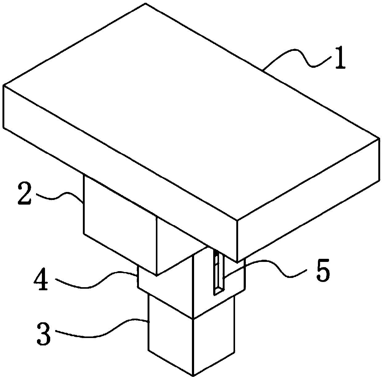 Segmented hot-melt pile end support stiffness adjusting device