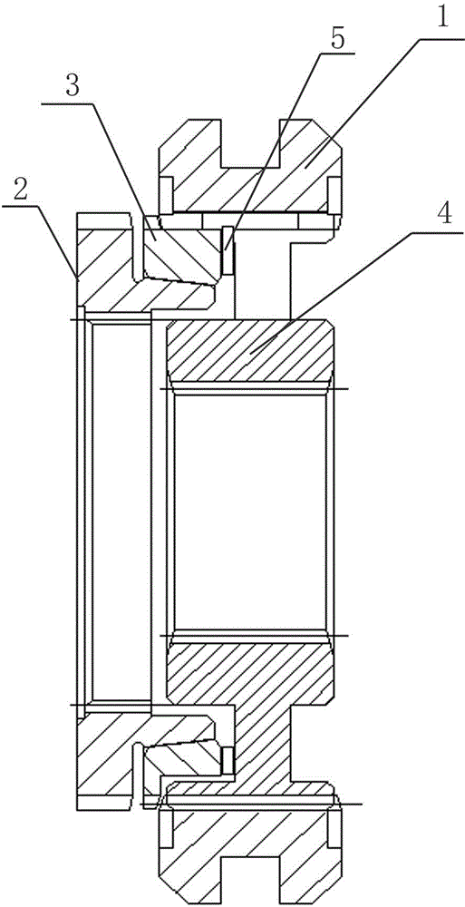 Single-side gear-shifting expansion ring type vehicle synchronizer