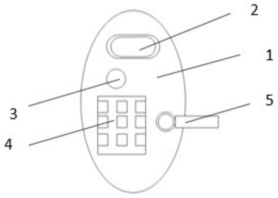 Office building intelligent lock based on Bluetooth control