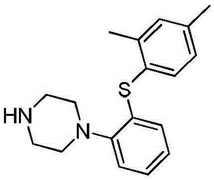 A kind of preparation method of vortioxetine