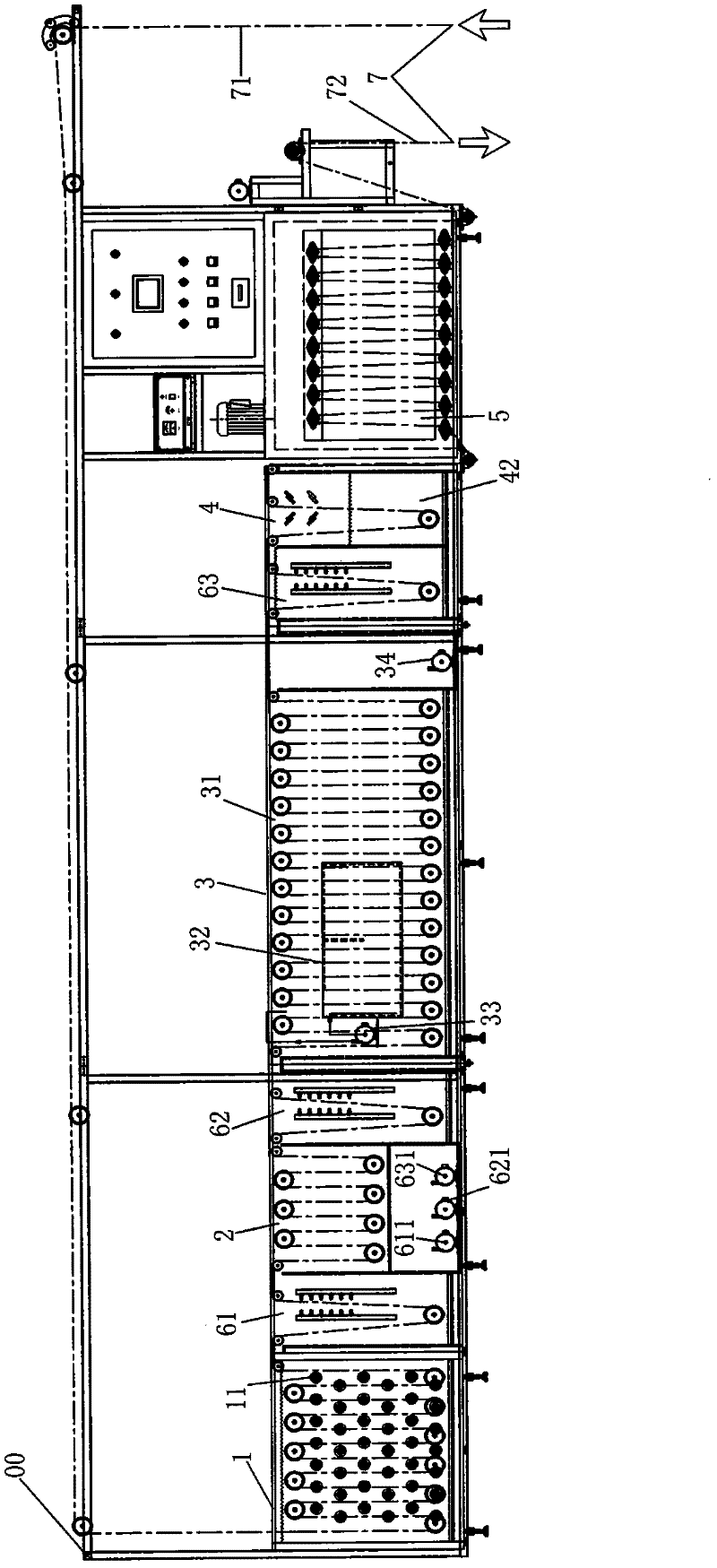 Automatic zipper color plating device and control system thereof