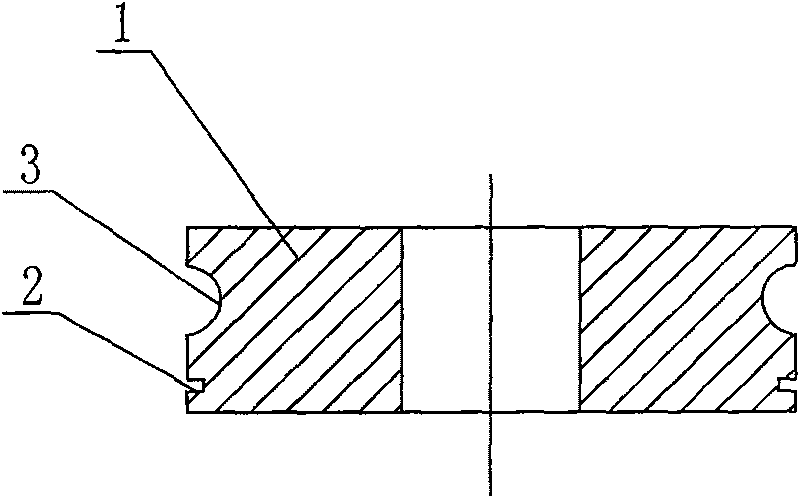 Process for machining L-shaped ferrule of rotary bearing