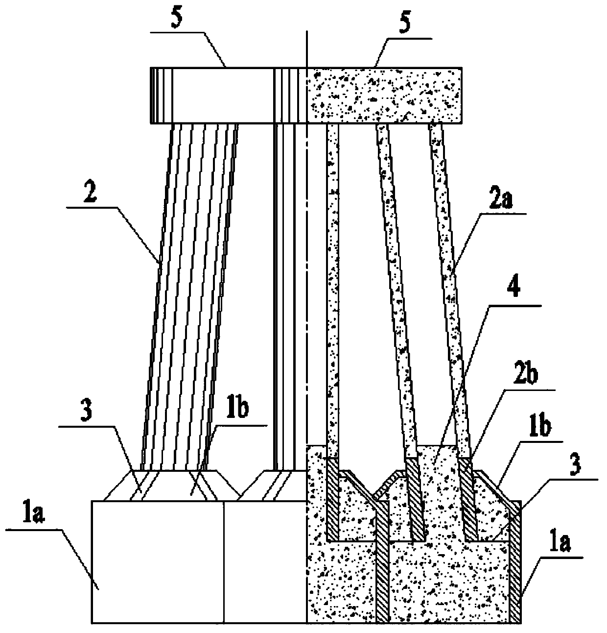Air floating type deepwater setting foundation and construction method thereof