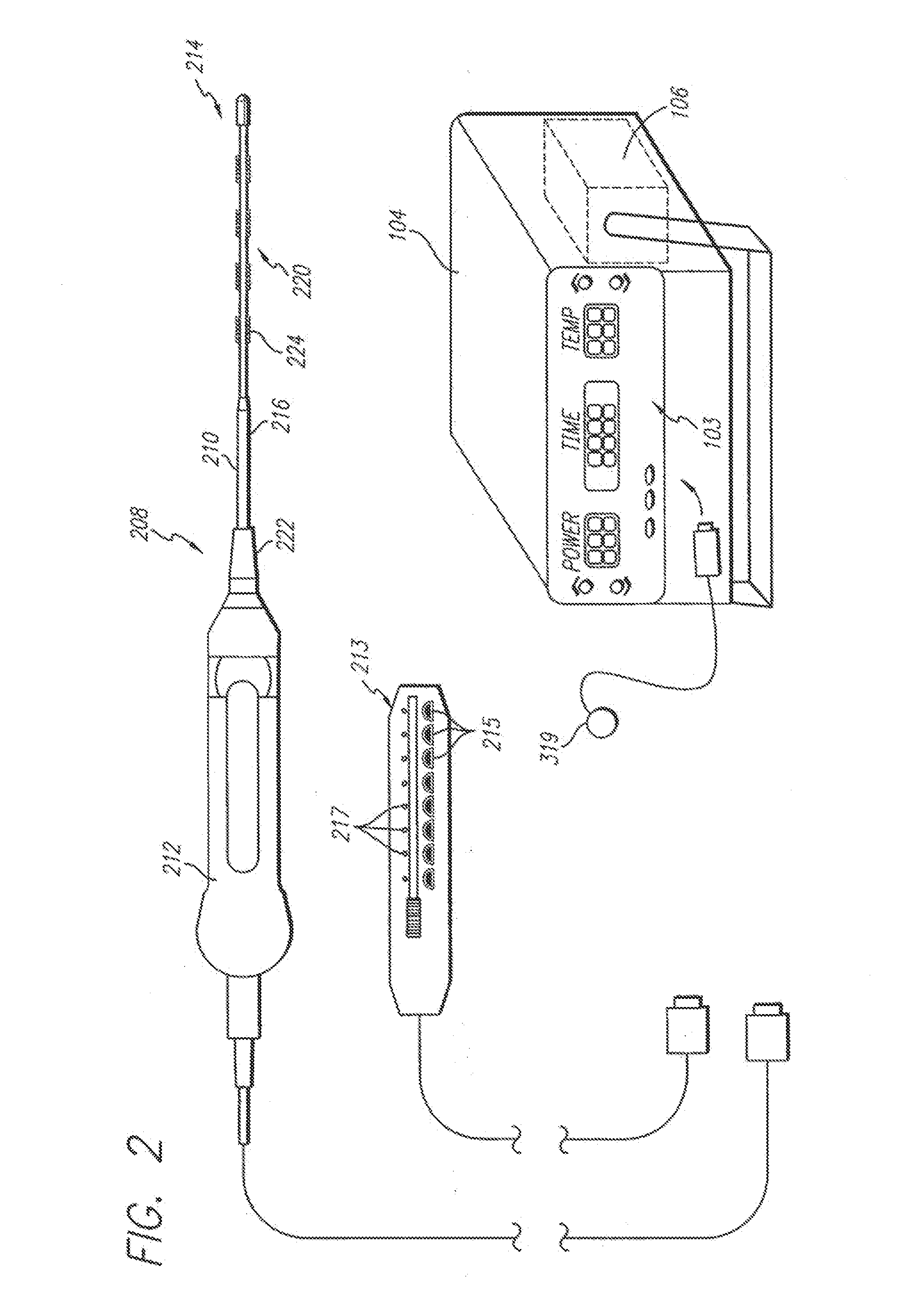 Systems and methods for controlling power in an electrosurgical probe