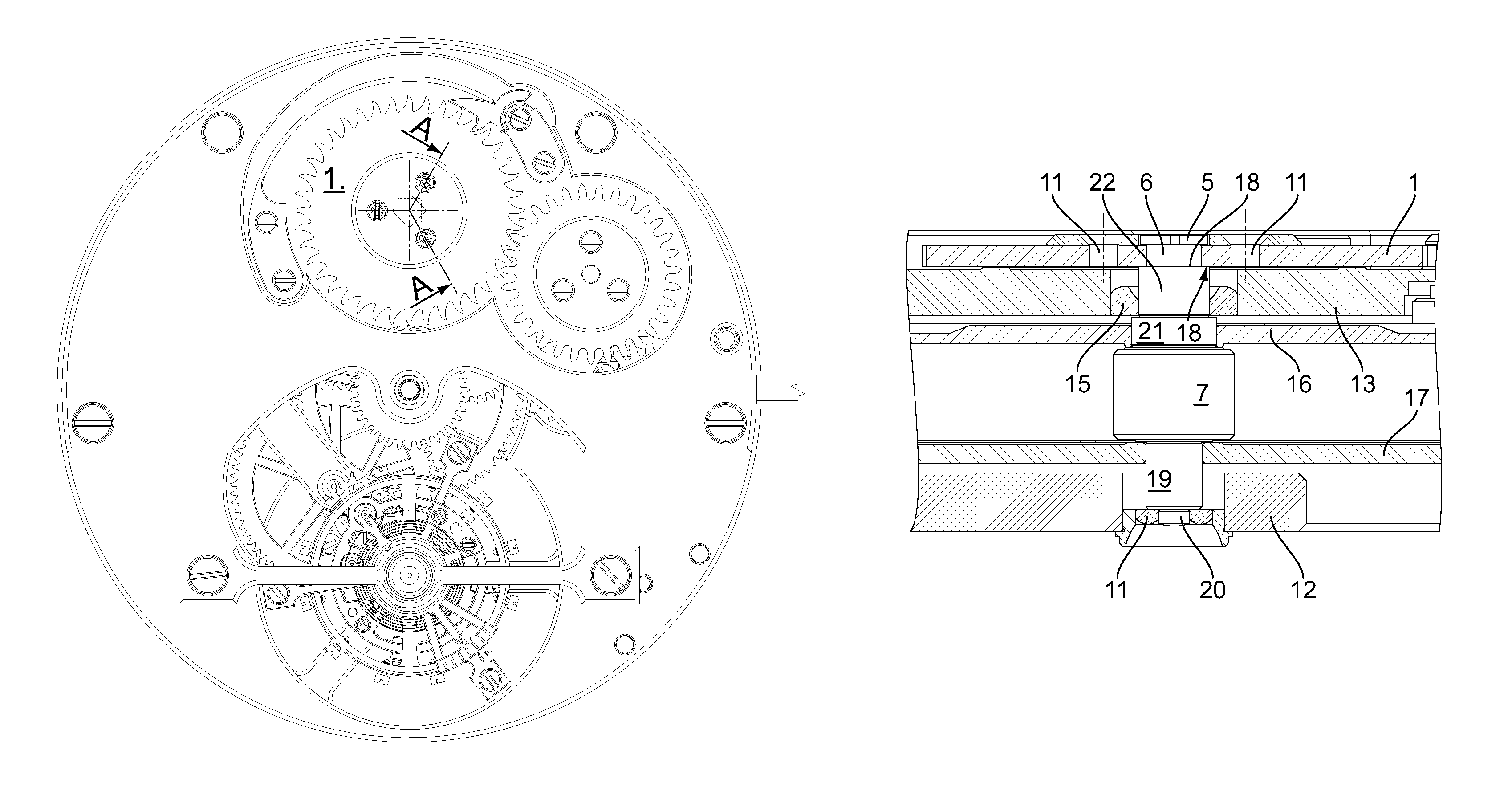 Unit that comprises a winding ratchet that is attached to a barrel arbor and barrel arbor for this unit