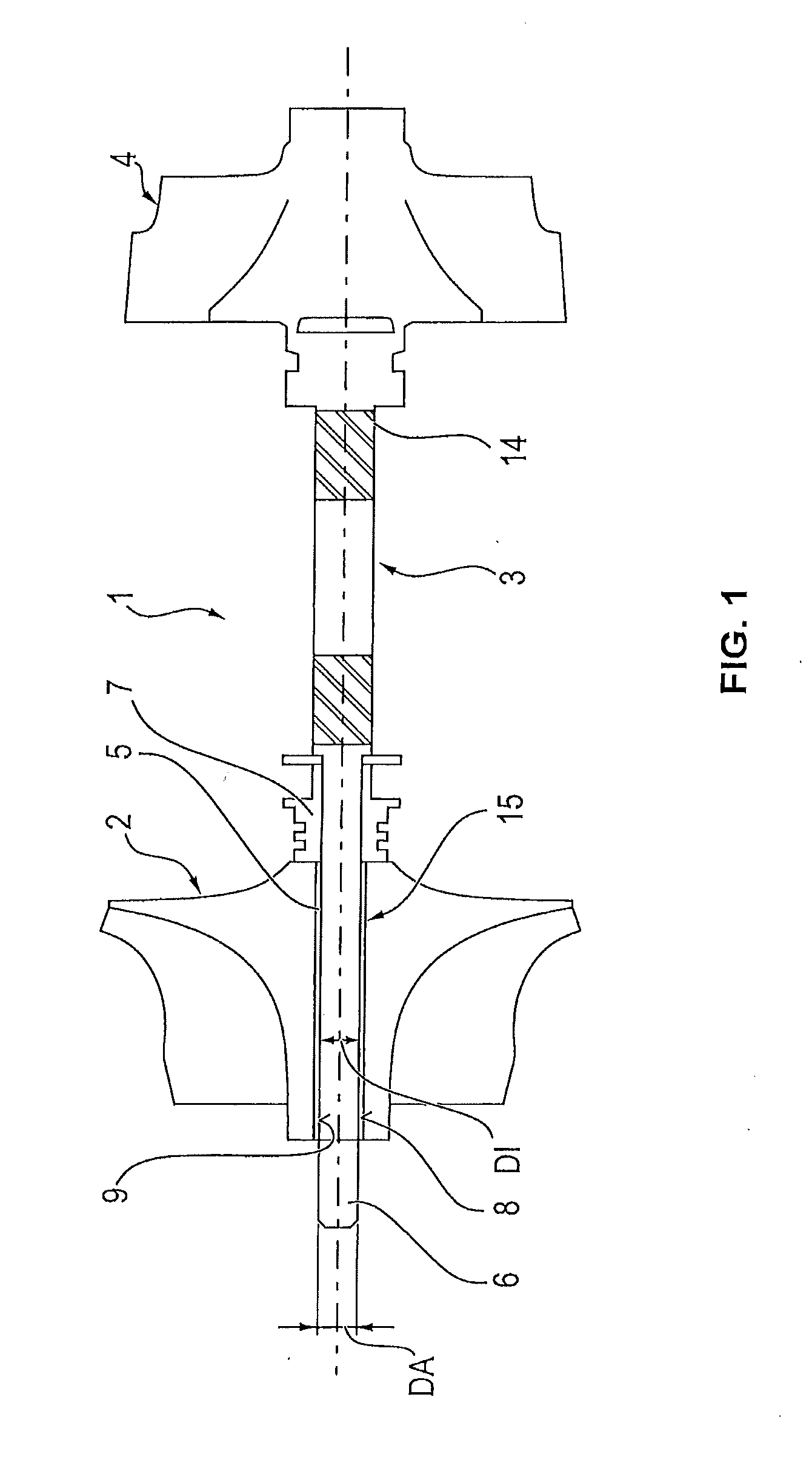 Method for connecting a compressor wheel to a shaft of a supercharging device