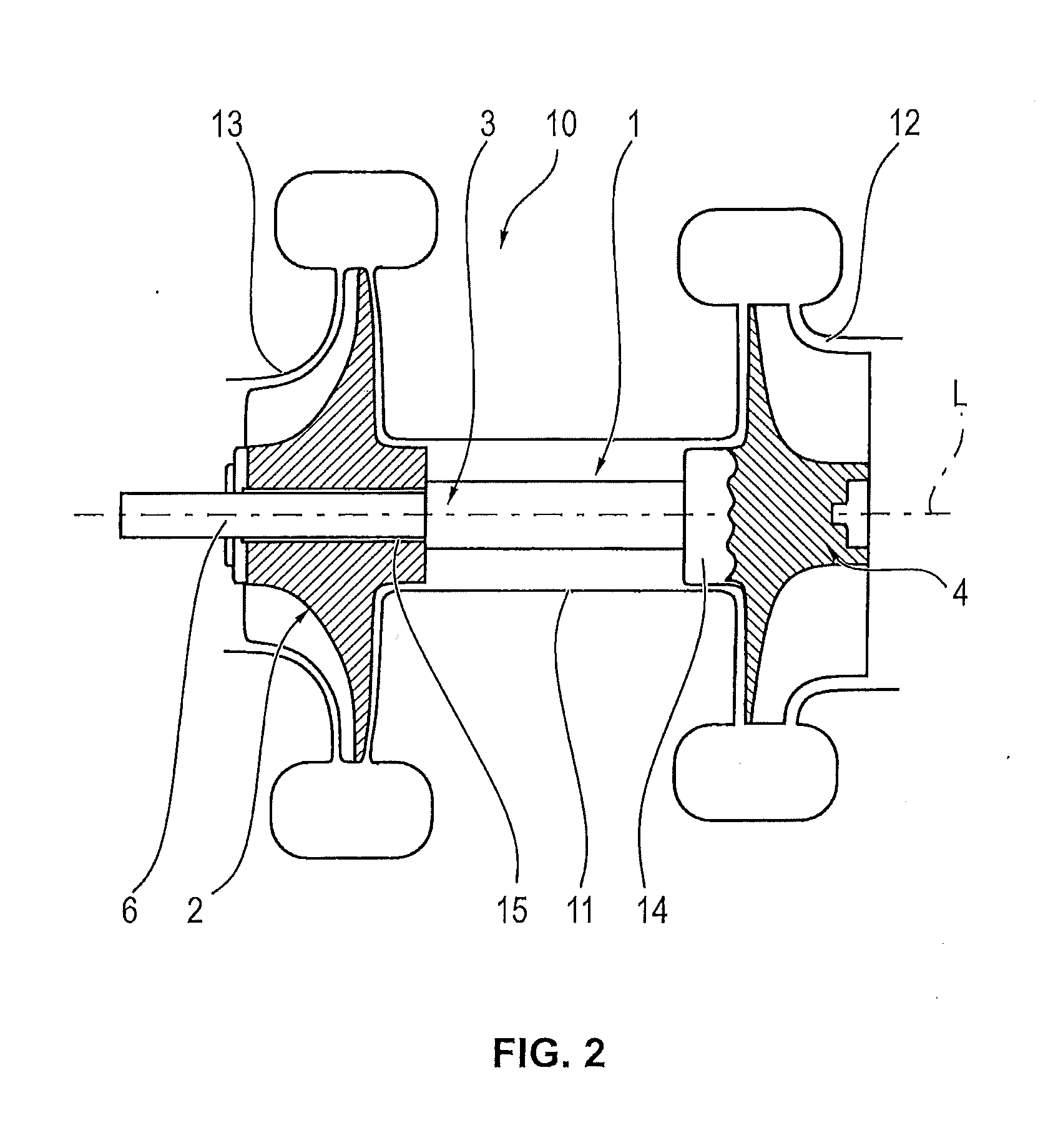 Method for connecting a compressor wheel to a shaft of a supercharging device