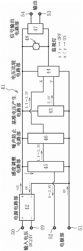Component detection device and component detection method