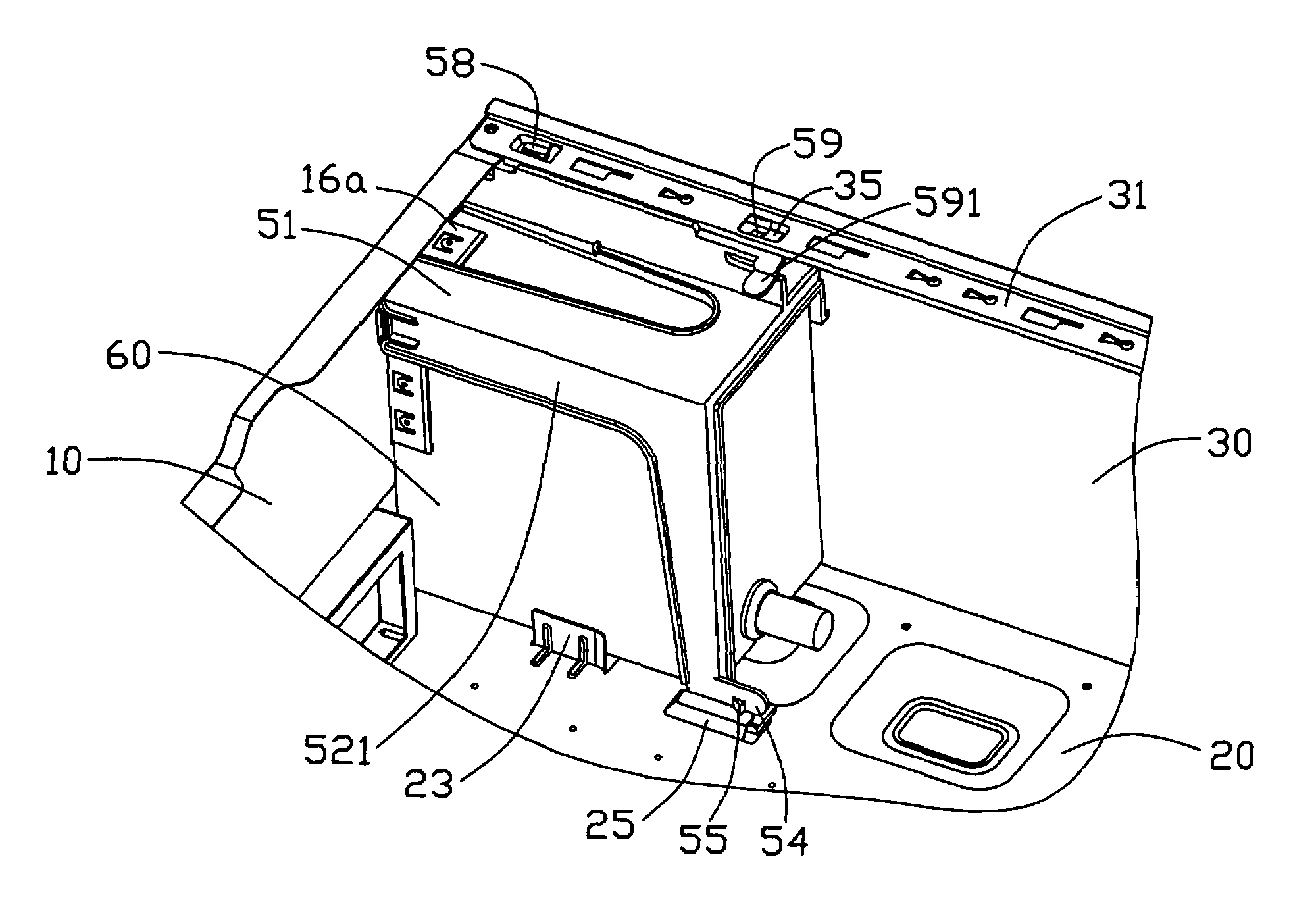 Computer enclosure with power supply bracket