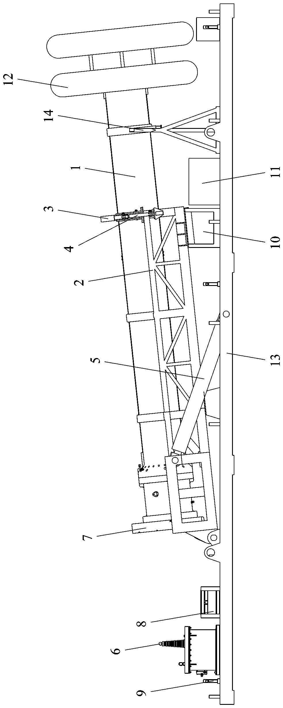 Calibrating platform of ultra high voltage direct current mutual inductor