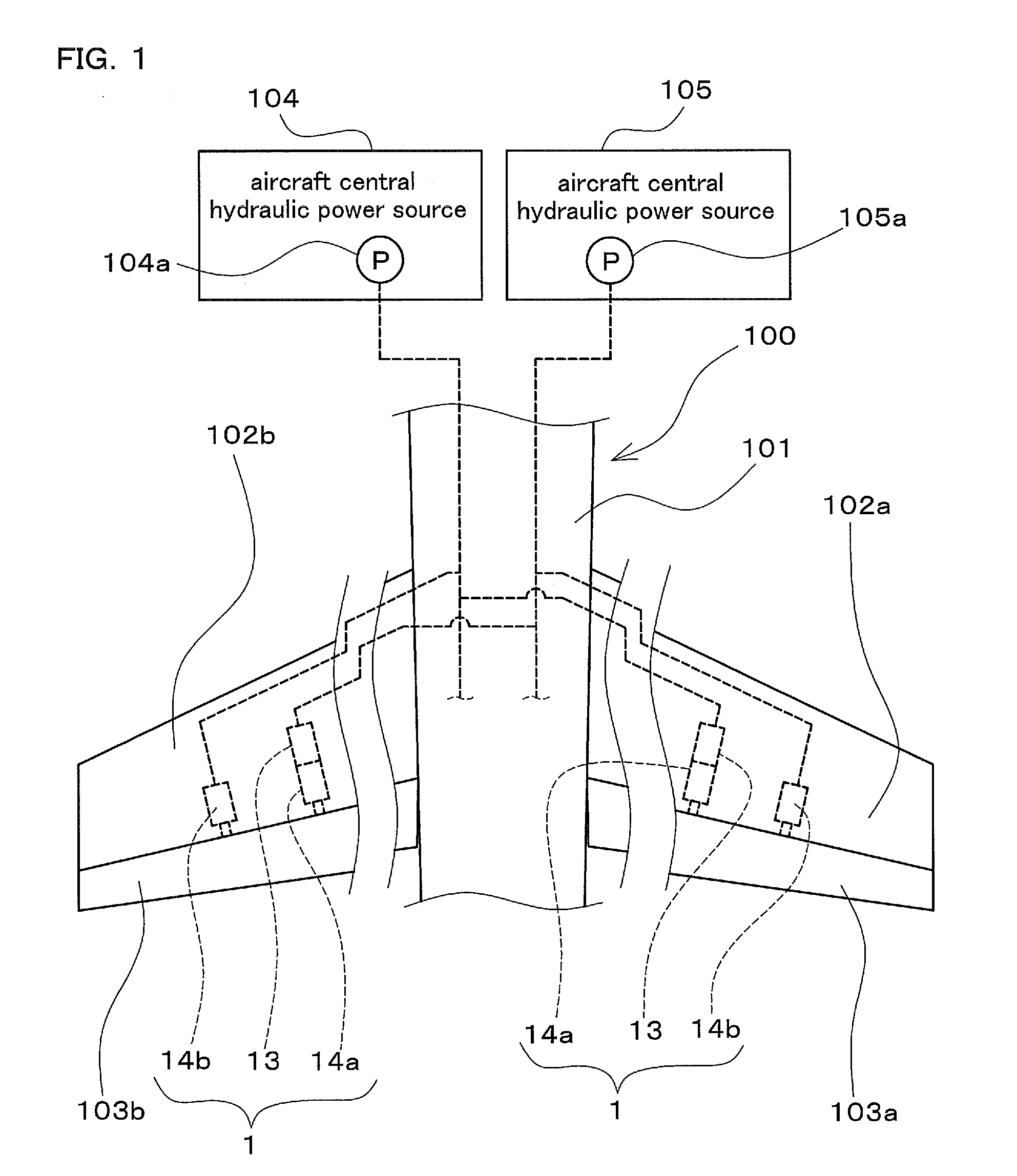 Aircraft actuator hydraulic system