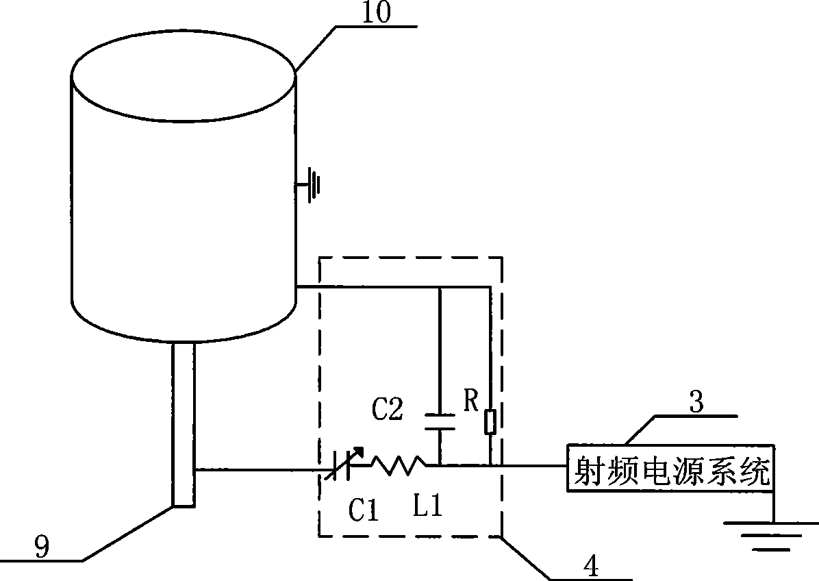 Device and method for injecting ion on inner surface of hollow cathode coupling positive voltage bias voltage tube