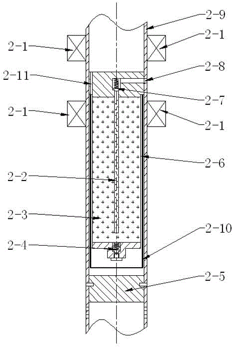 Storage-type precise quantitative oil-gas well down-hole work agent injection system and injection method