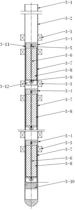 Storage-type precise quantitative oil-gas well down-hole work agent injection system and injection method
