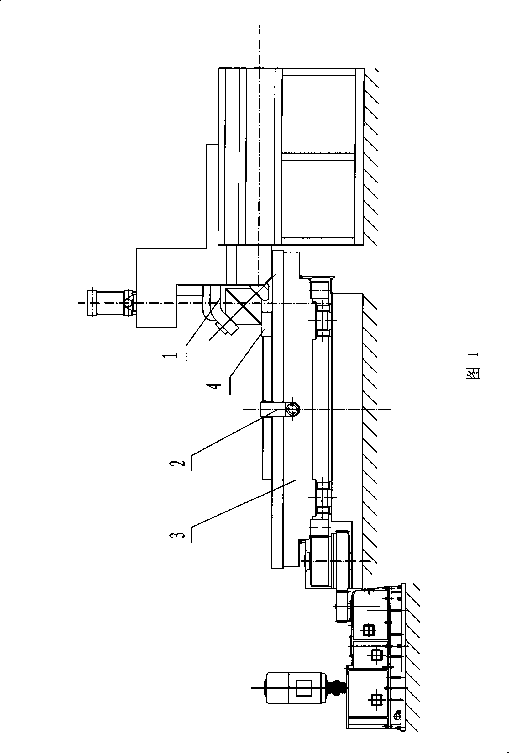 Large-sized flange molding equipment and molding technique