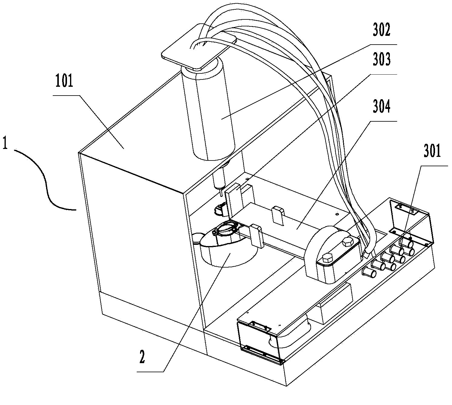 Automatic press-fitting system for pointers of vehicle-mounted pointer-type electronic clock