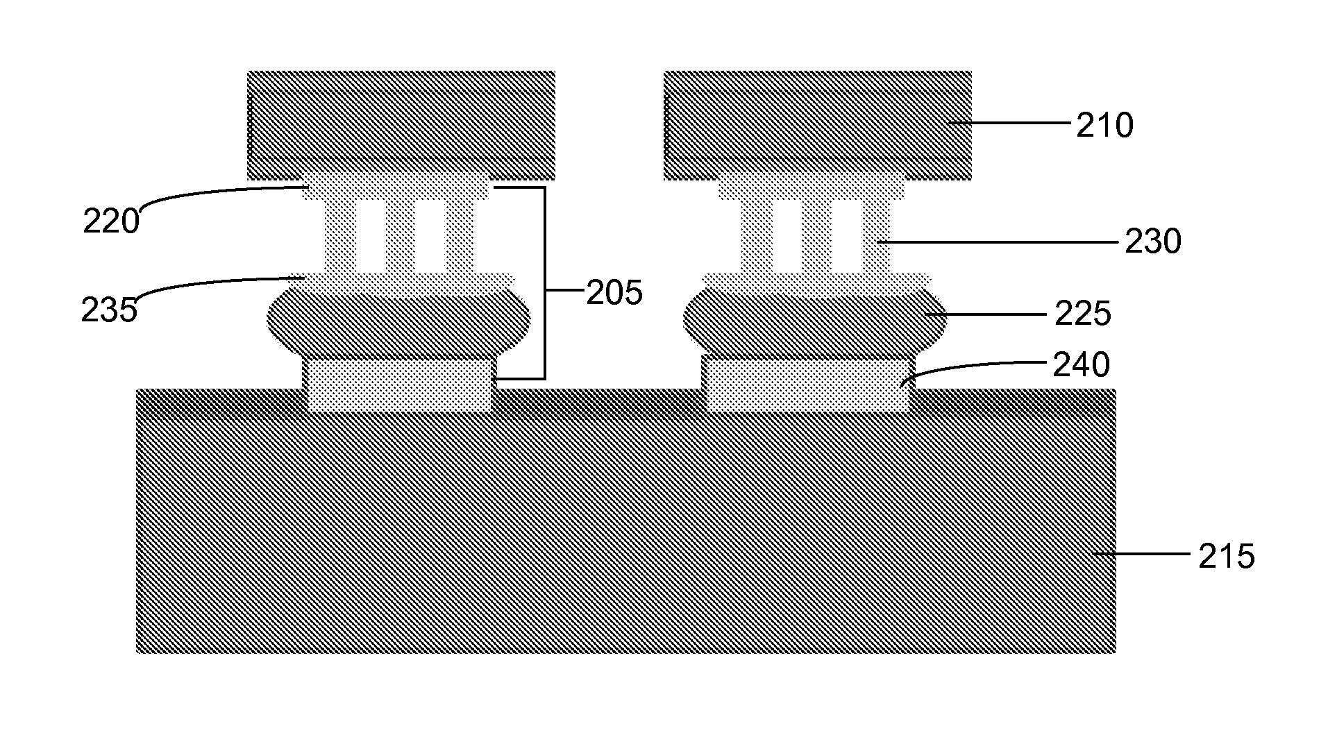 Stress relieving second level interconnect structures and methods of making the same