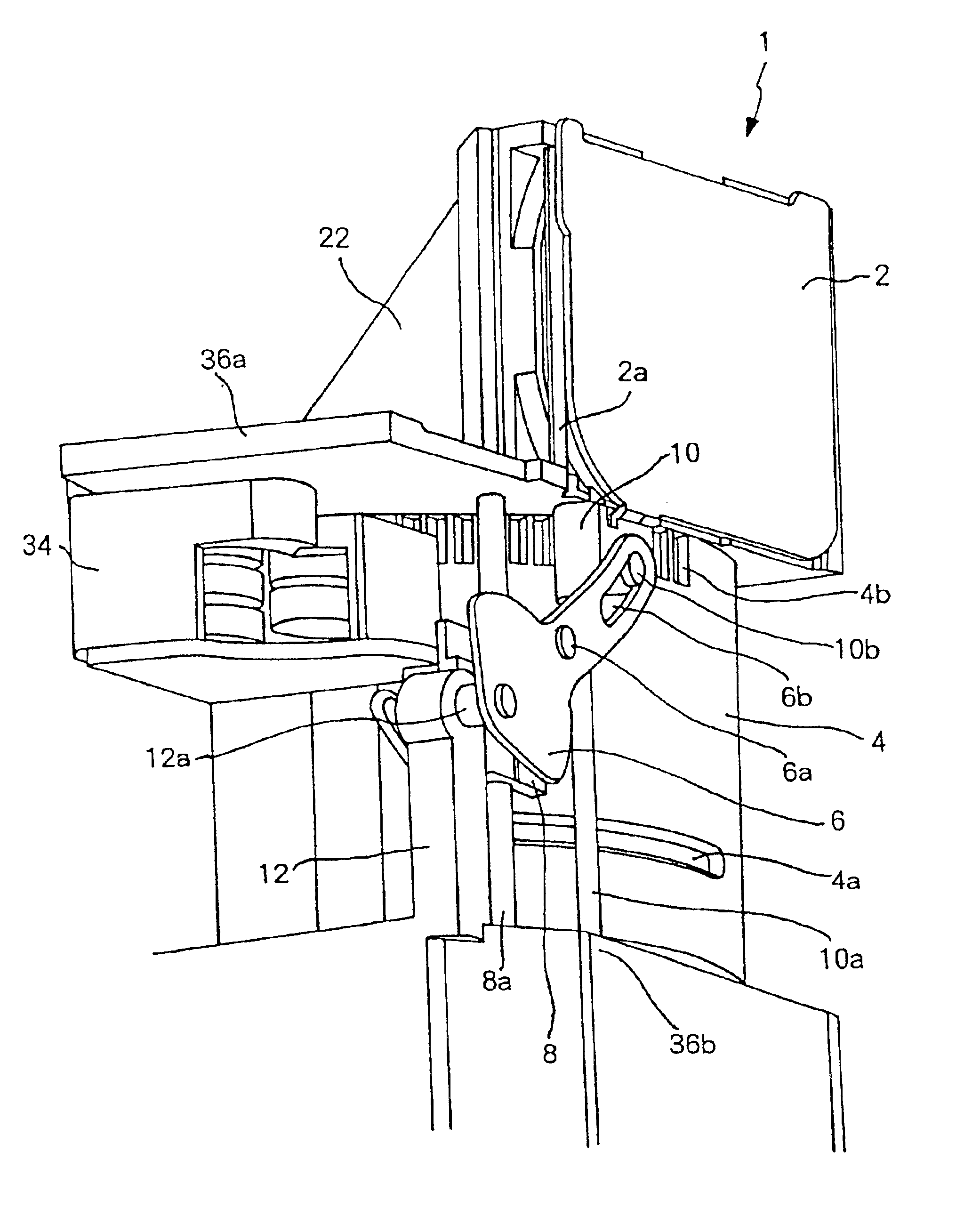 Barrier opening and closing mechanism