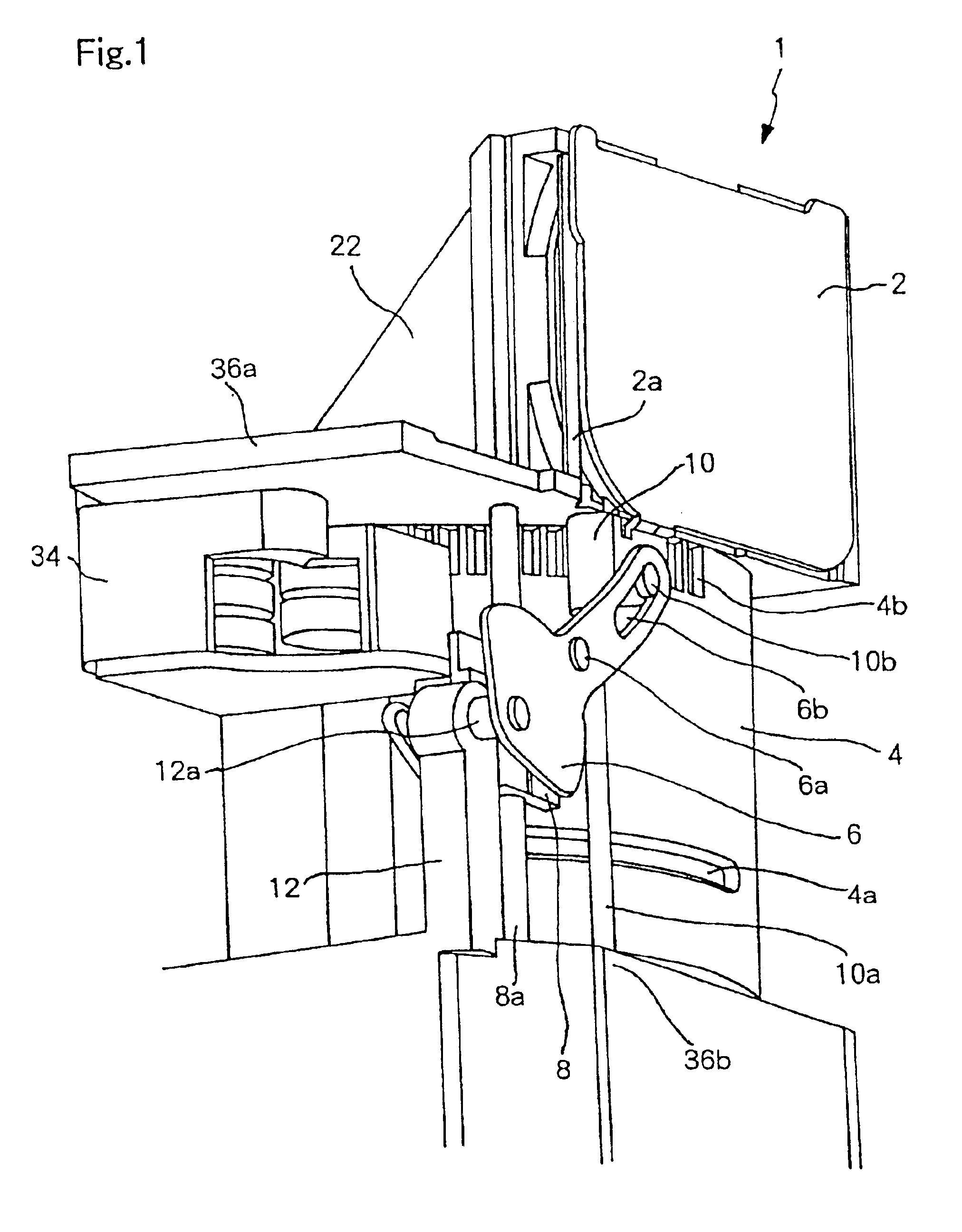 Barrier opening and closing mechanism