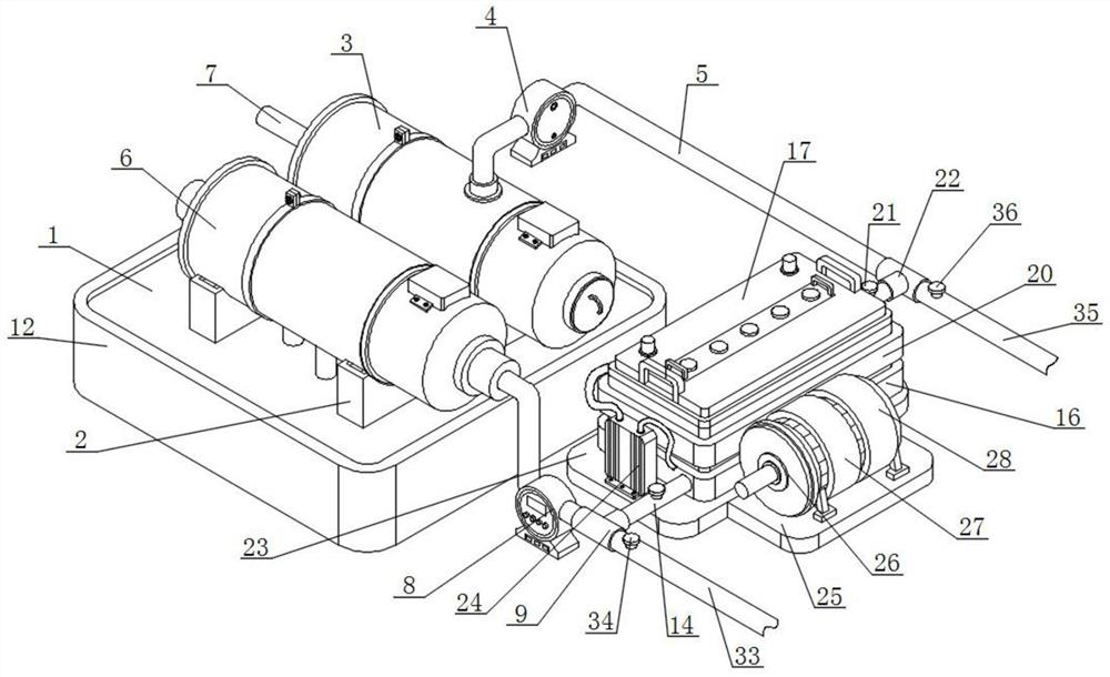 Electric vehicle thermal management system based on double heater