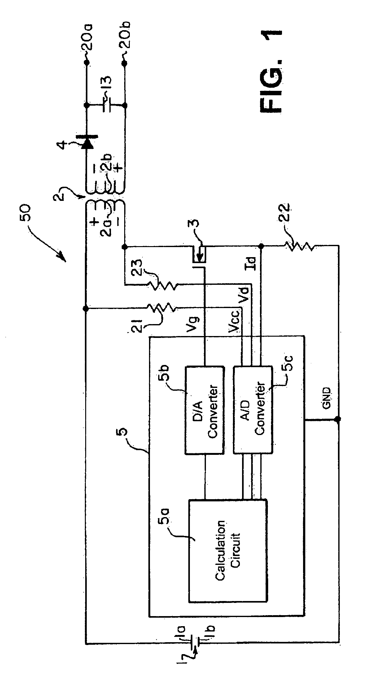 Constant current output control method and constant current output control device for switching power supply circuit