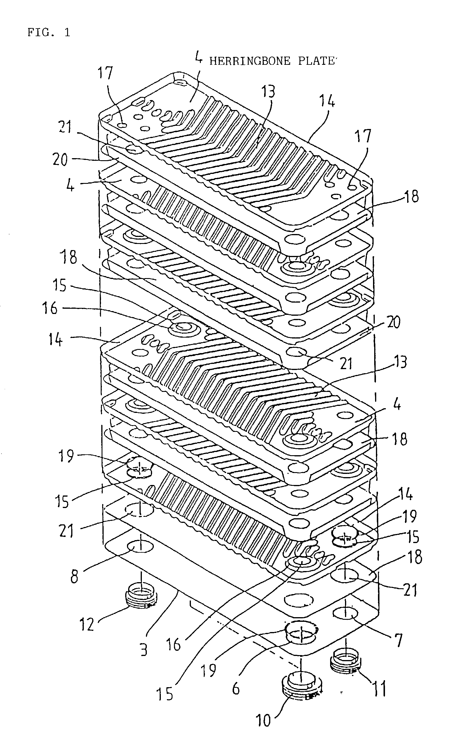 Method of manufacturing plate type titanium heat exchanger
