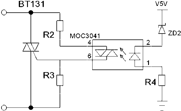 Non-contact self-powered power supply for overhead high voltage line