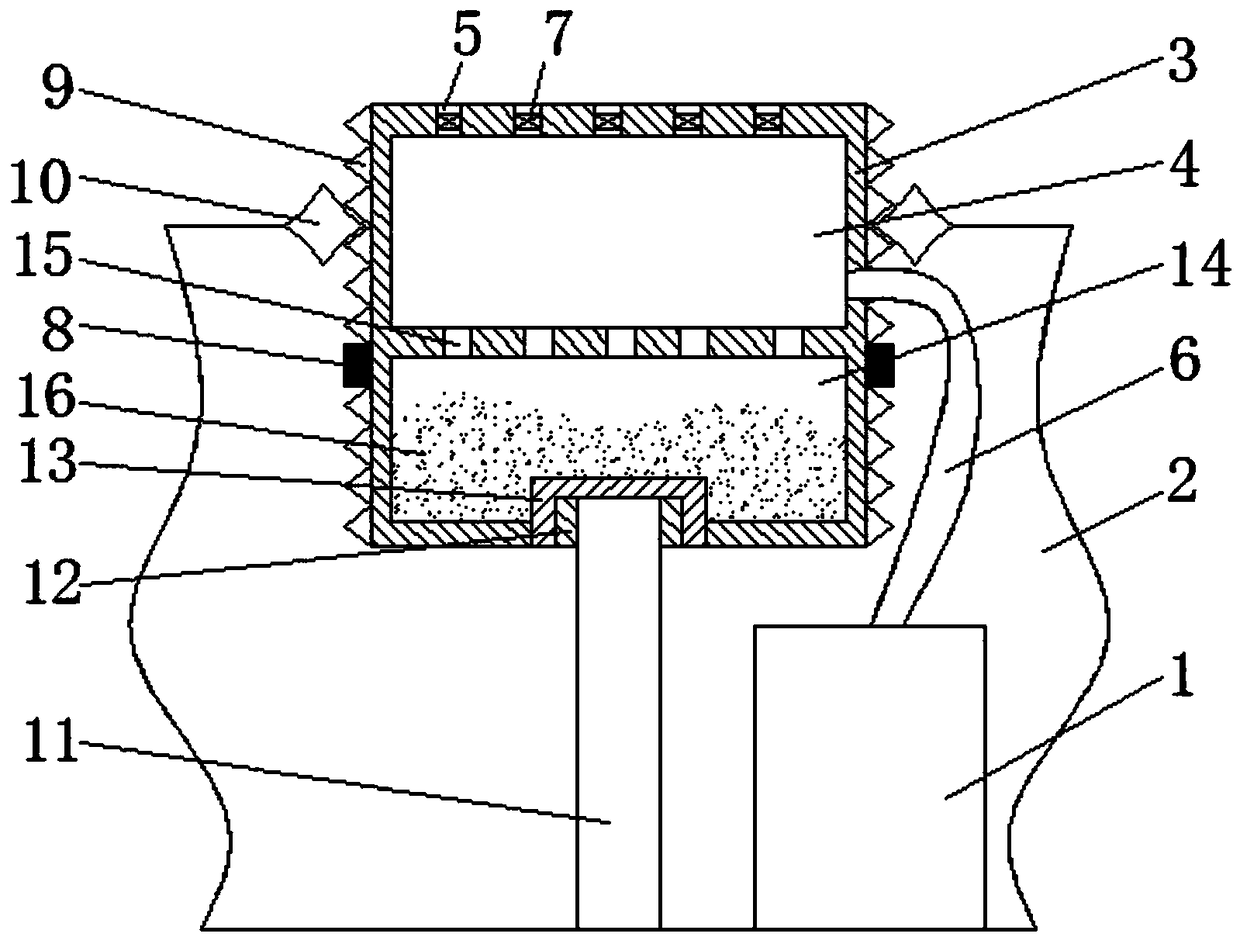 Intelligent clock with air purifying function