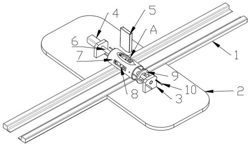 Pressing-plate-free surface mounting device for circuit board