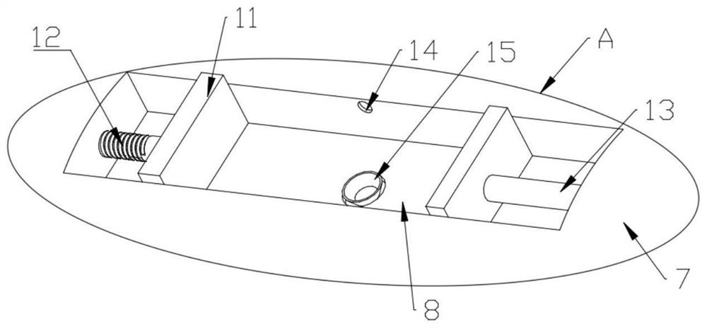 Pressing-plate-free surface mounting device for circuit board