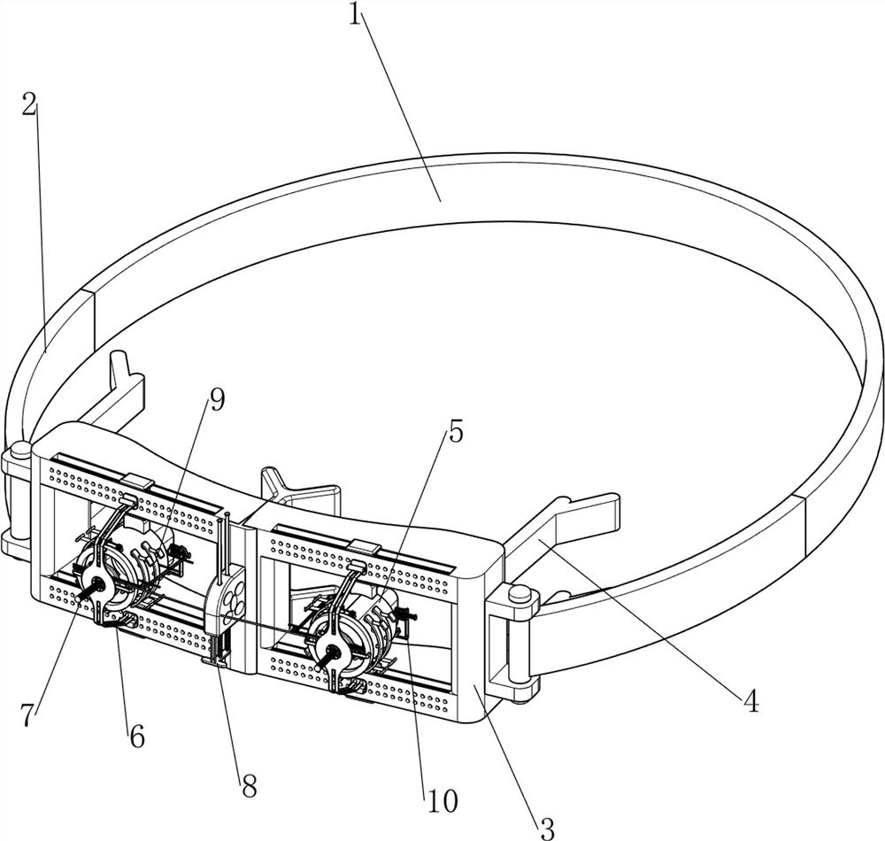 Anti-inflammatory eyedrop head-mounted extrusion device for ophthalmology department