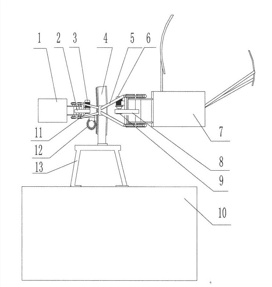 Space scanning bracket with self-balancing function