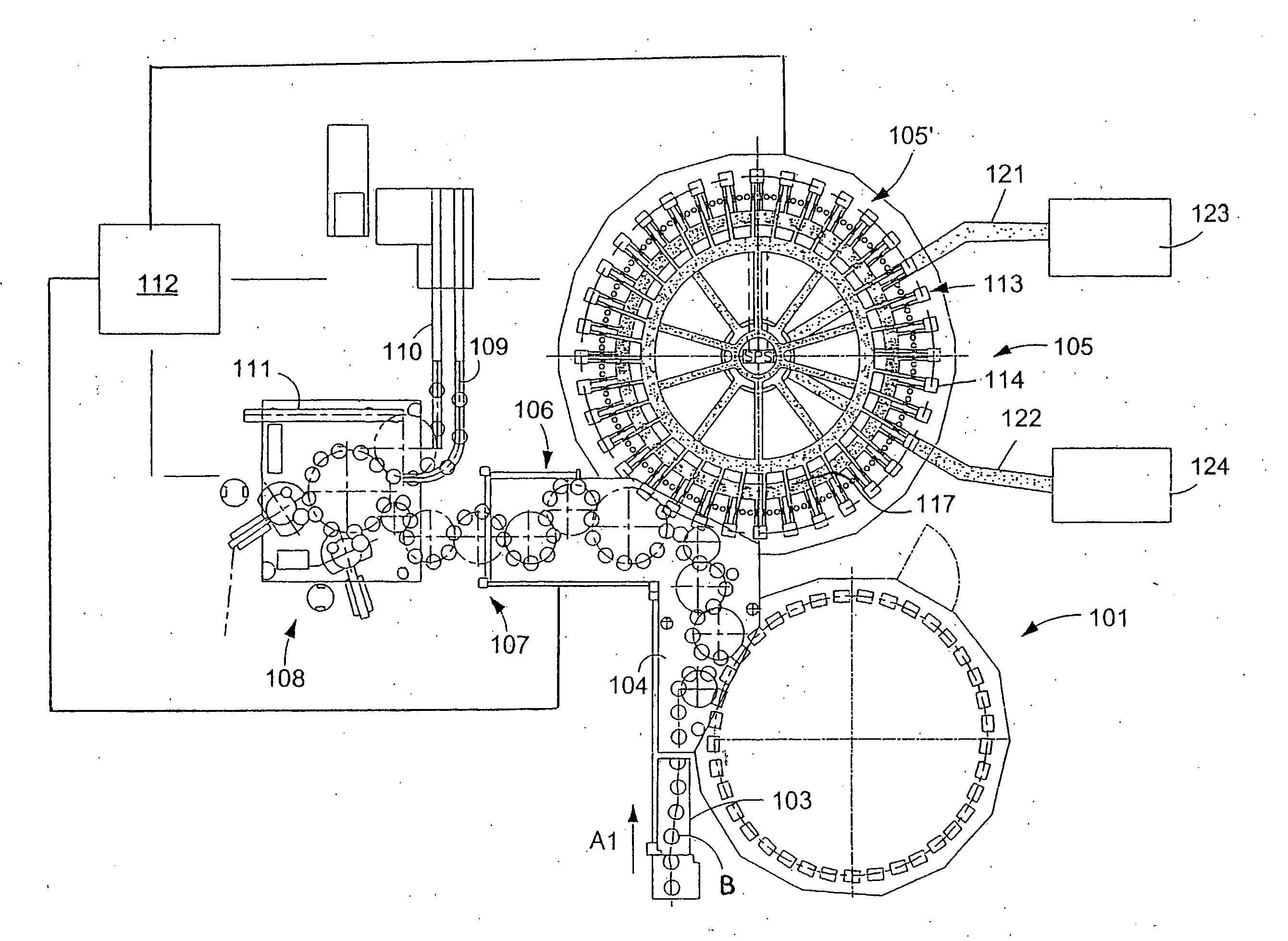 Method of operating a beverage bottling plant with a beverage filling machine for filling beverage bottles, and a method and apparatus for monitoring beverage bottle or container handing machines in the beverage bottling plant