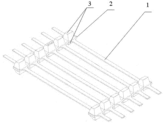 Three-dimensional plastic tensile net and manufacturing method thereof