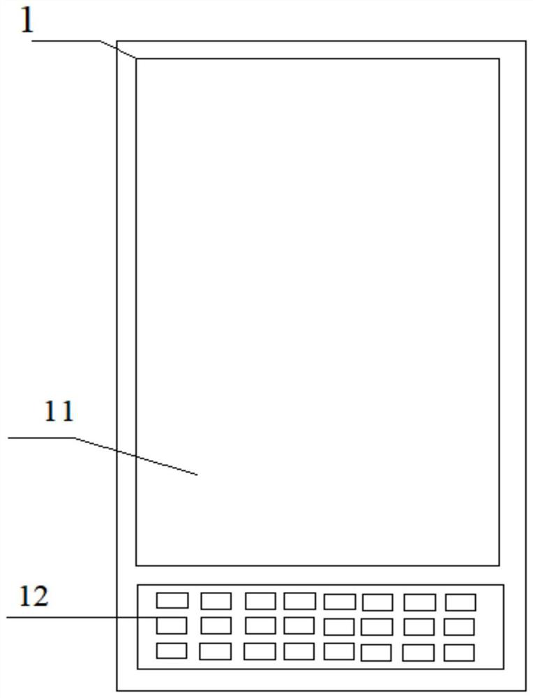 A keyboard display module, display screen and mobile terminal