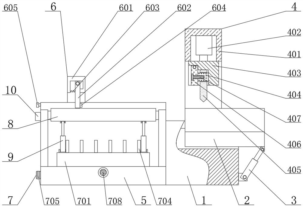 Cutting device for wood-plastic composite profile processing