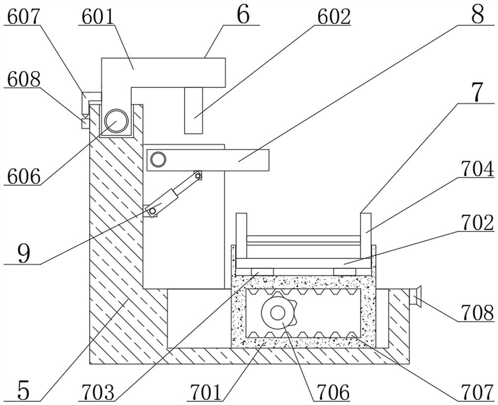 Cutting device for wood-plastic composite profile processing