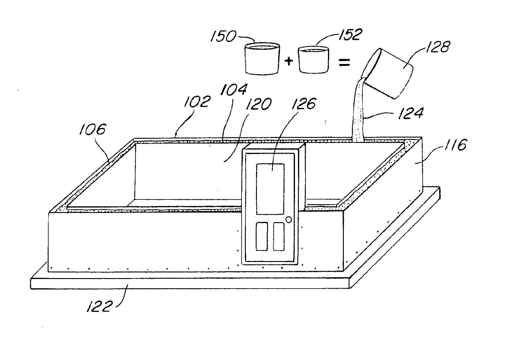 Method and system for a foldable structure employing material-filled panels