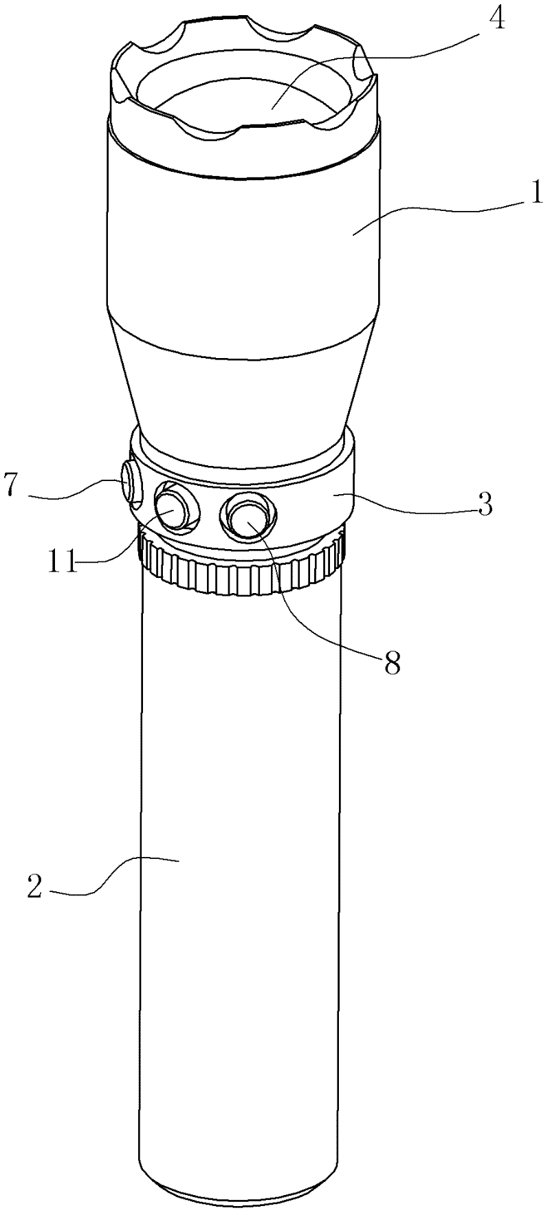 Flashlight capable of focusing automatically