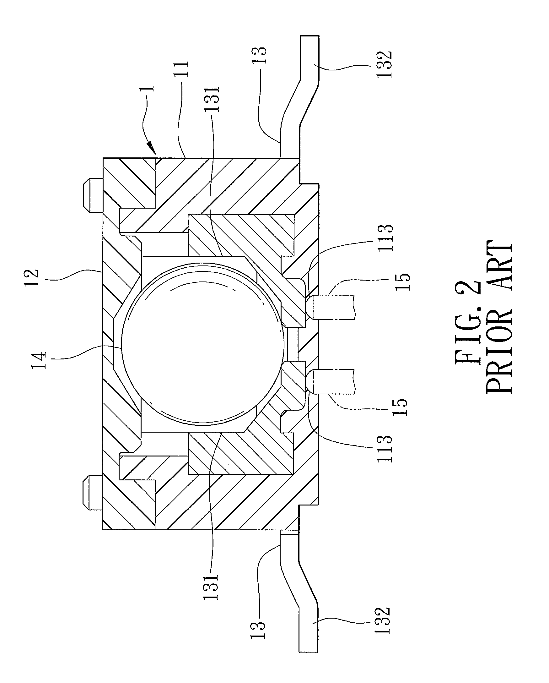 Sandwich-type tilt switch