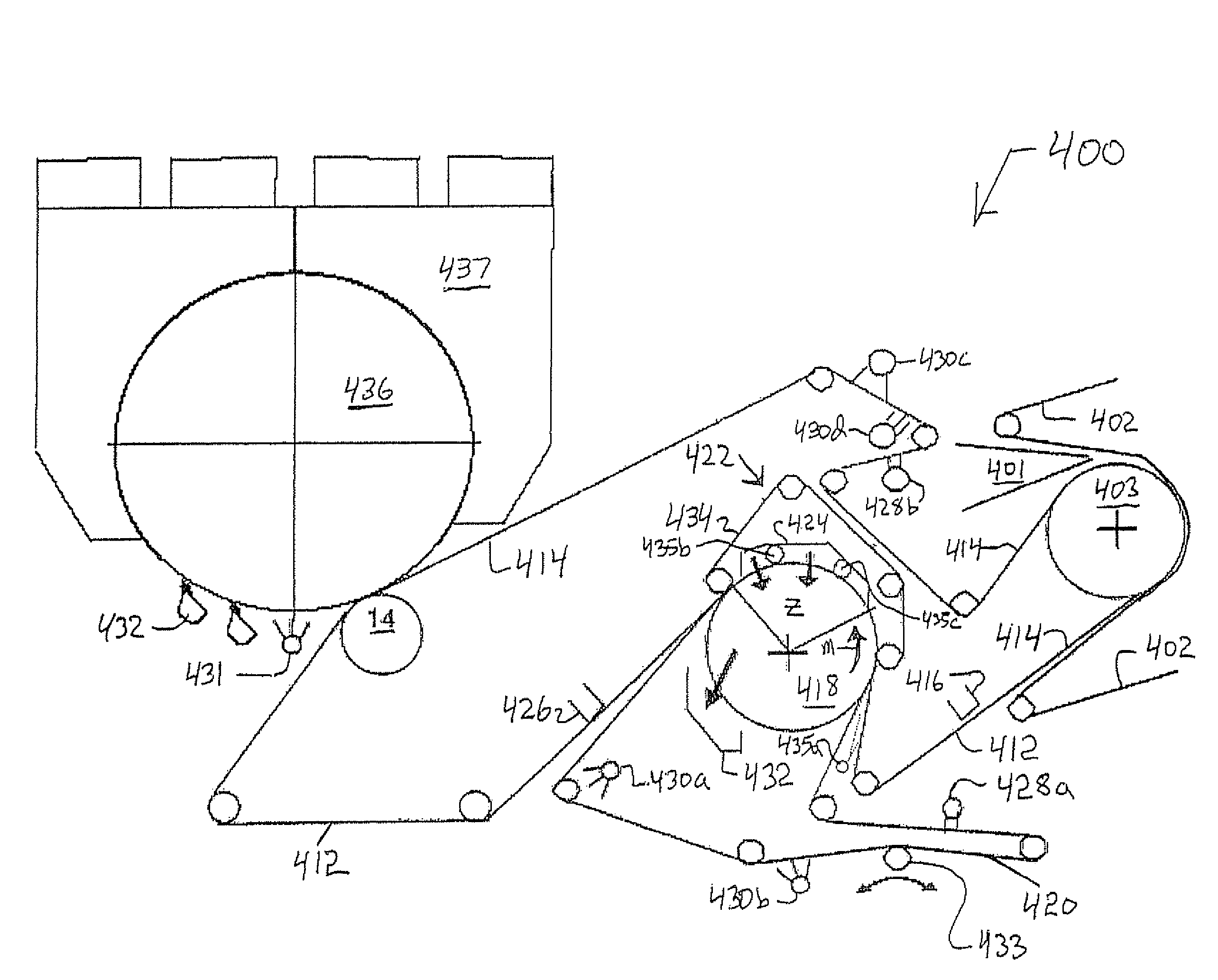 Forming fabric and/or tissue molding belt and/or molding belt for use on an ATMOS system