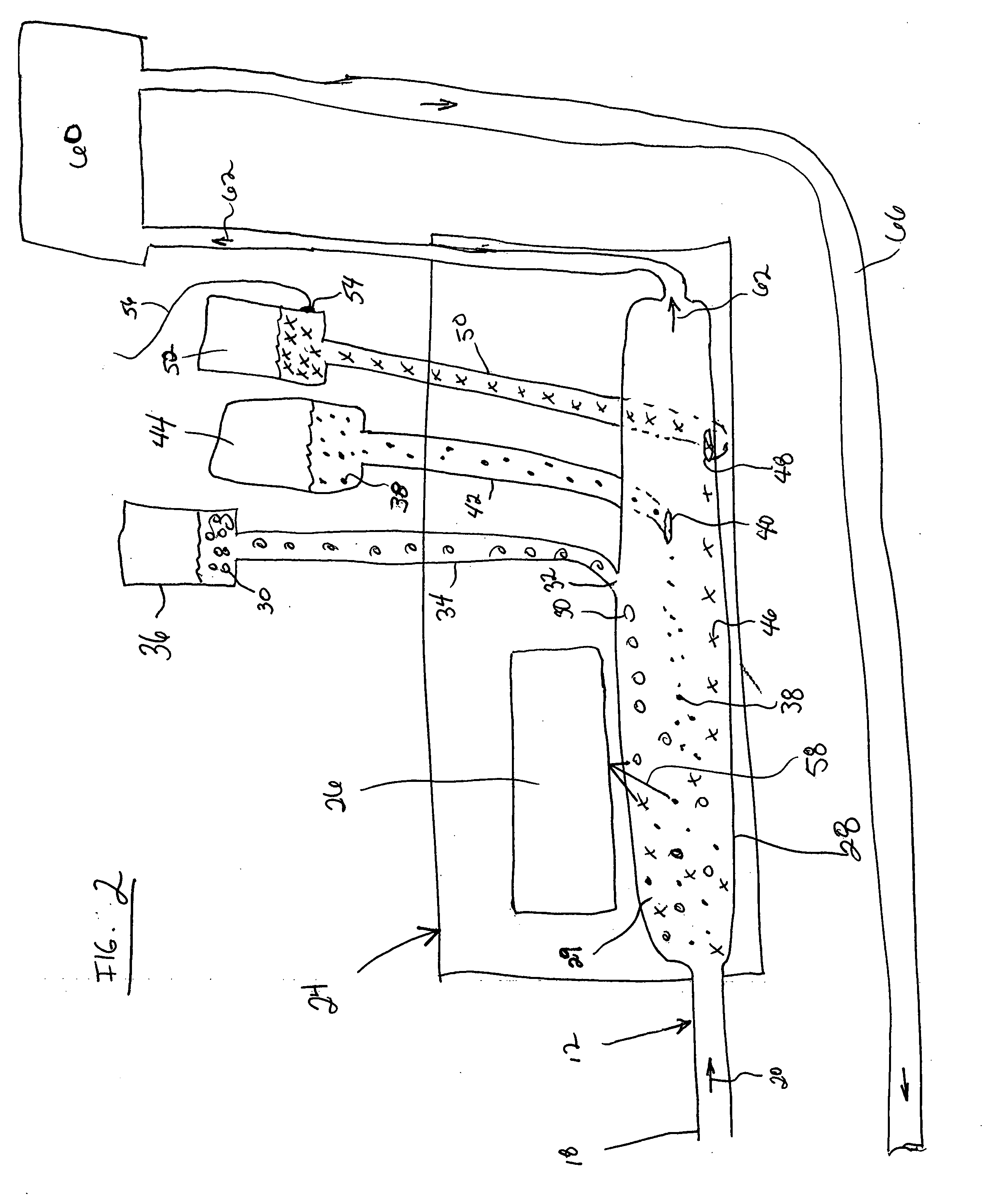 Blood component separation system with stationary separation chamber