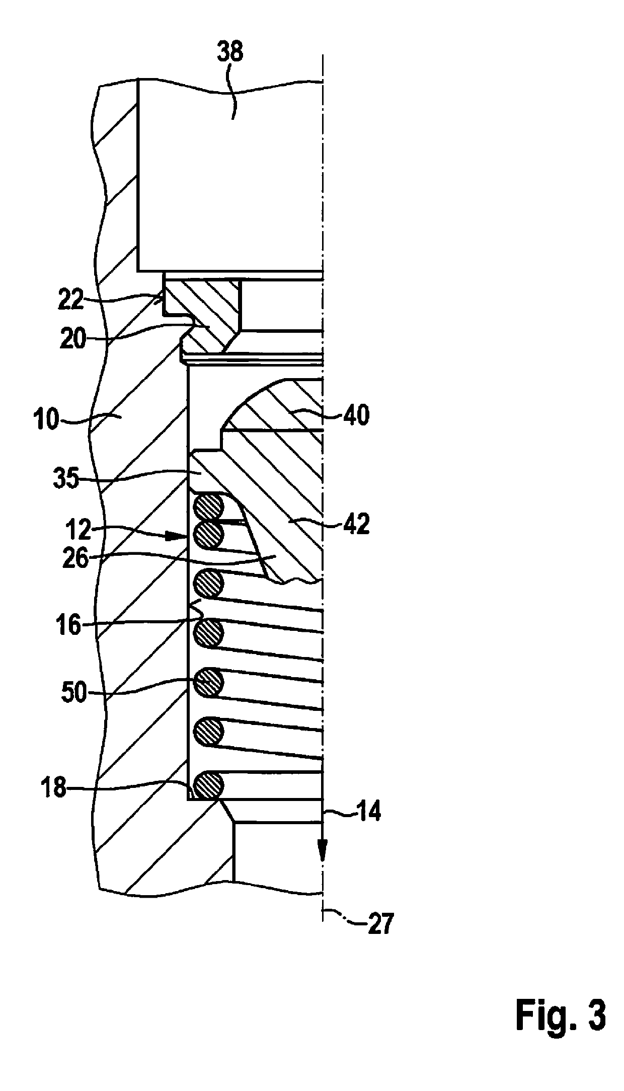 Hydraulic block and manufacturing method for a hydraulic block including at least one check valve