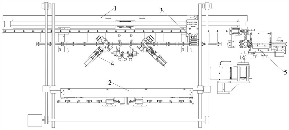 A kind of L-shaped upturned bus bar automatic preparation device and bus bar preparation method