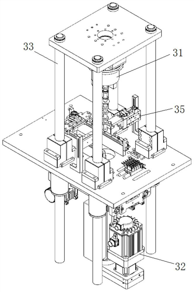 Full-automatic camshaft press-fitting machine